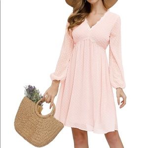 Baby pink Jasambac dress 💗💗